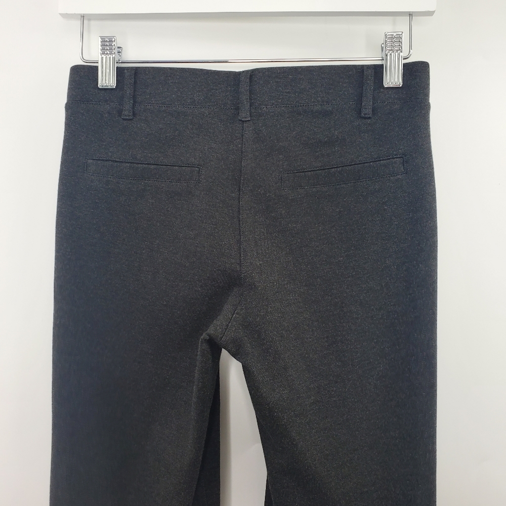 Betabrand Dress Pant Yoga Pants Straight-Leg Classic Charcoal Gray - Picture 5 of 7